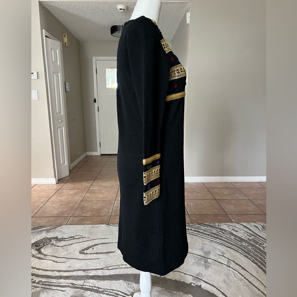 Vintage Liz Claiborne Women’s Long Sleeve Mini  Dress - Picture 4 of 13